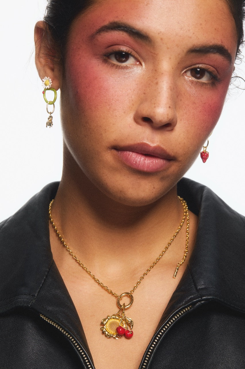 Golden Sunflower Pendant, Life And Loyalty | avpe4091