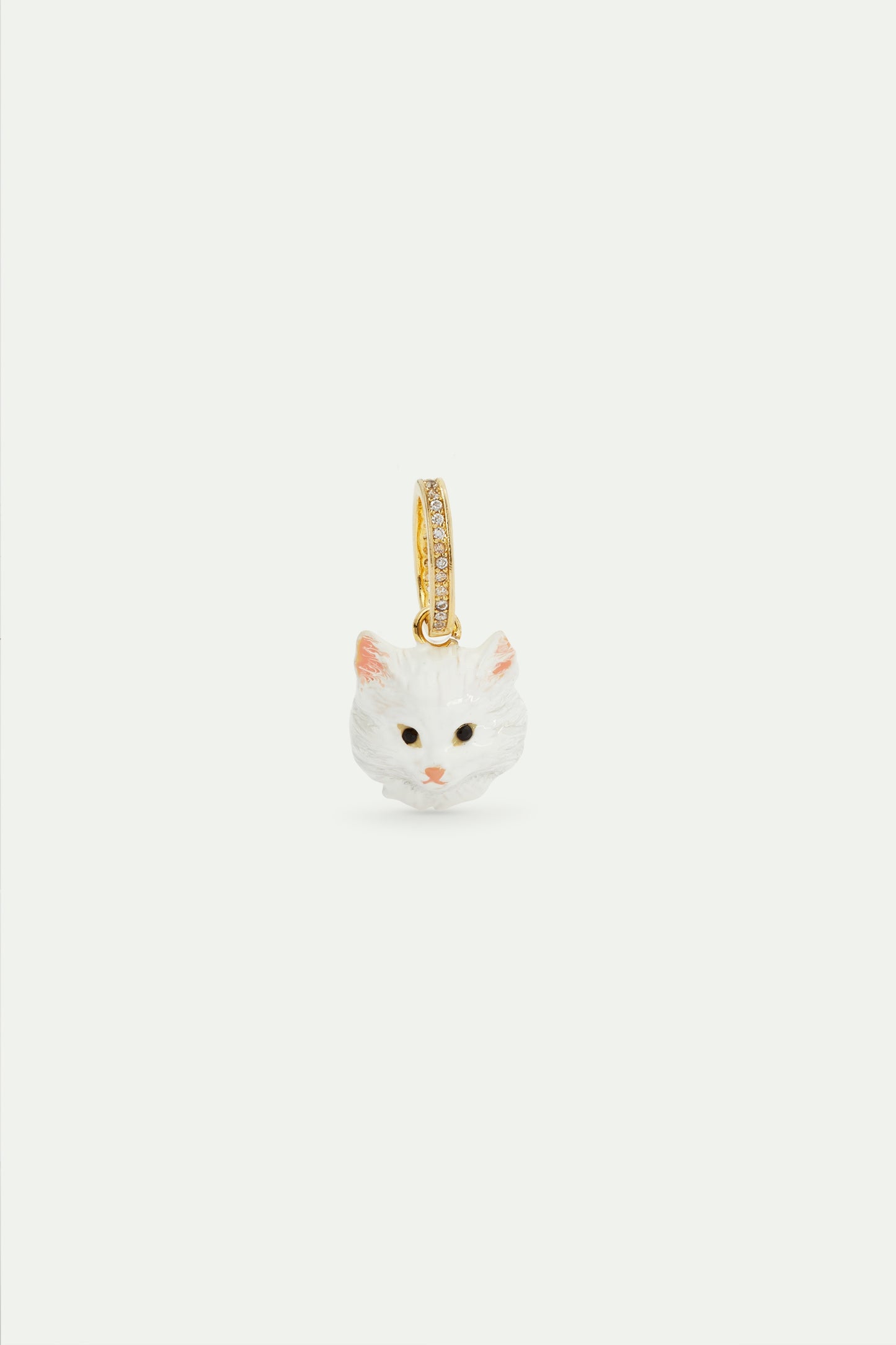 White Cat Pendant, Fertility And Affection | avpe4141