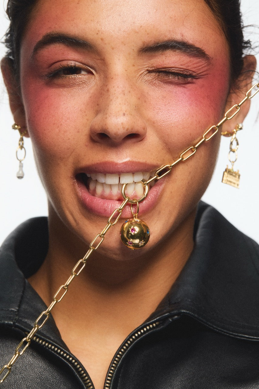 Star-Studded Magic Ball Pendant, Jubilation And Enchantment | avpe4161