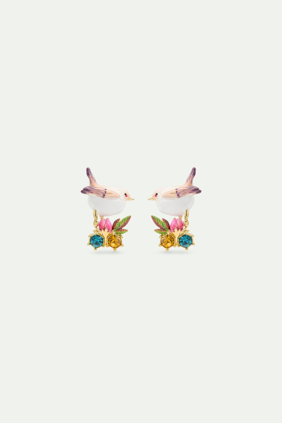 Snow Bunting Sleeper Earrings | AWBB1021