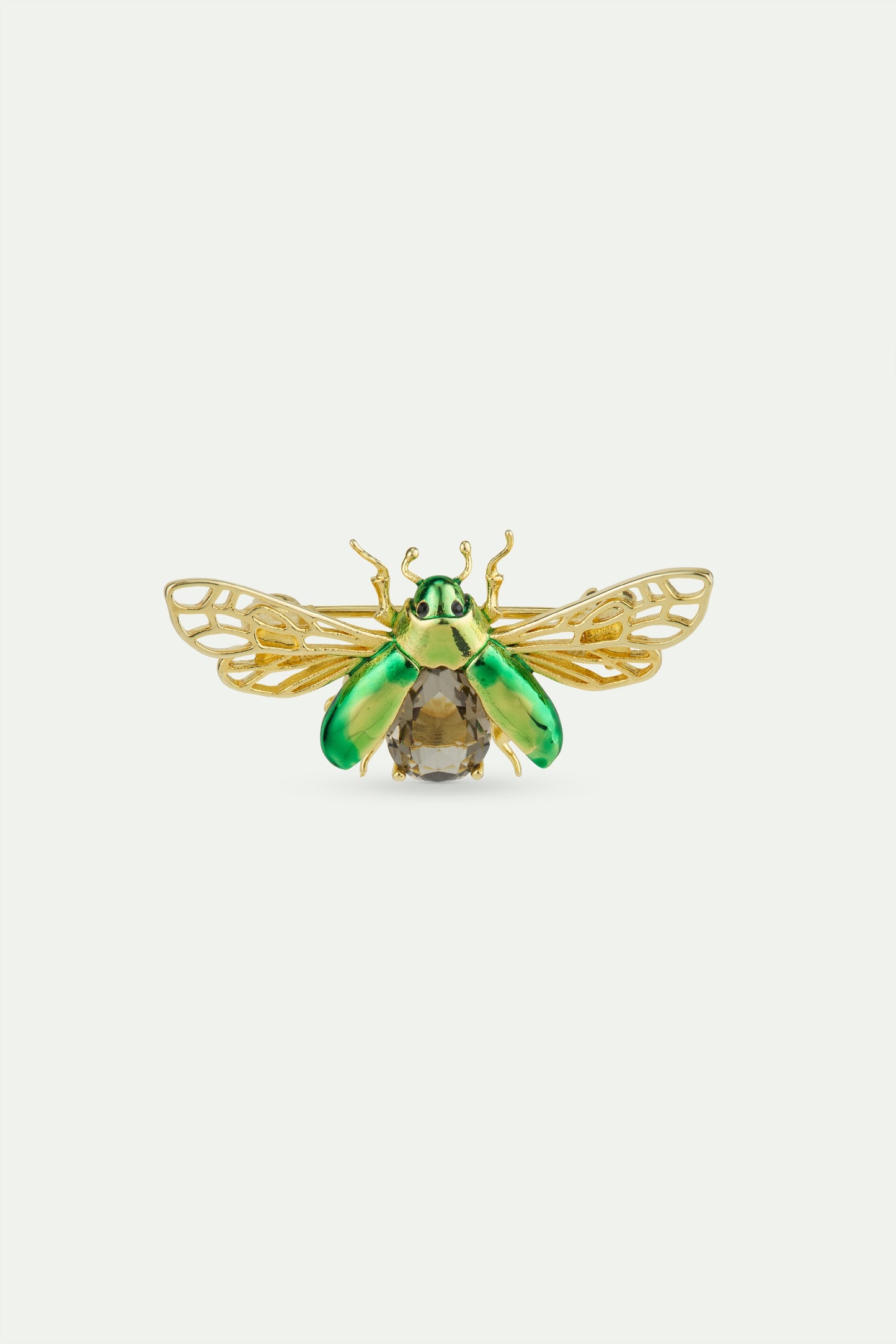 Flying Green Rose Chafer Brooch | AWCC5011