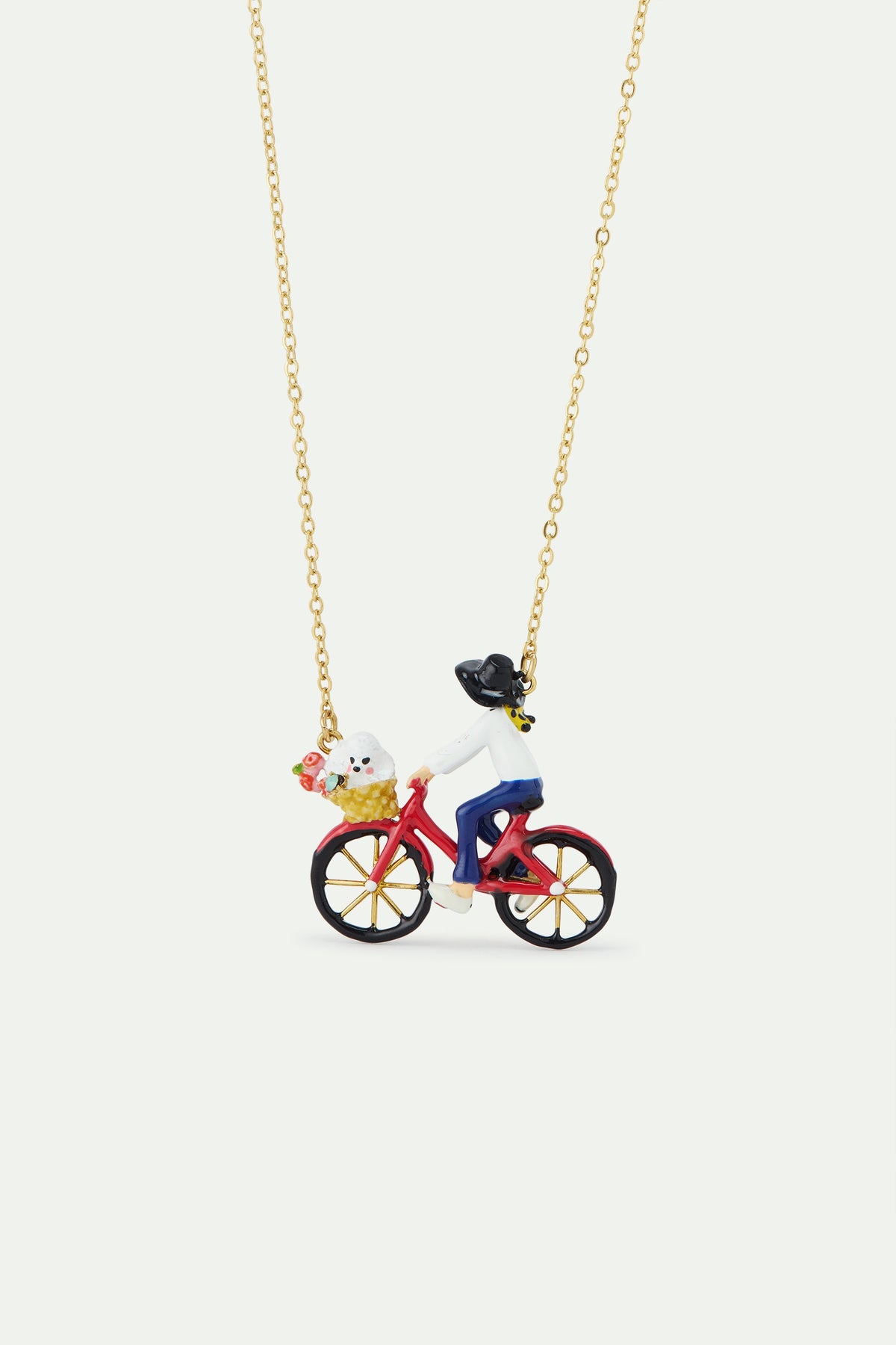 Poodle & Flowers Statement Necklace | AWLA3021