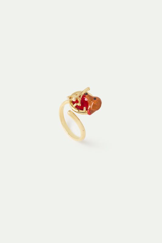 Dachshund Eiffel Tower Ring