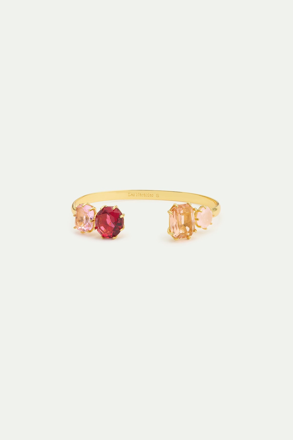 Gradient Pink Diamantine 4 Stone Cuff Bracelet | AWLD2541