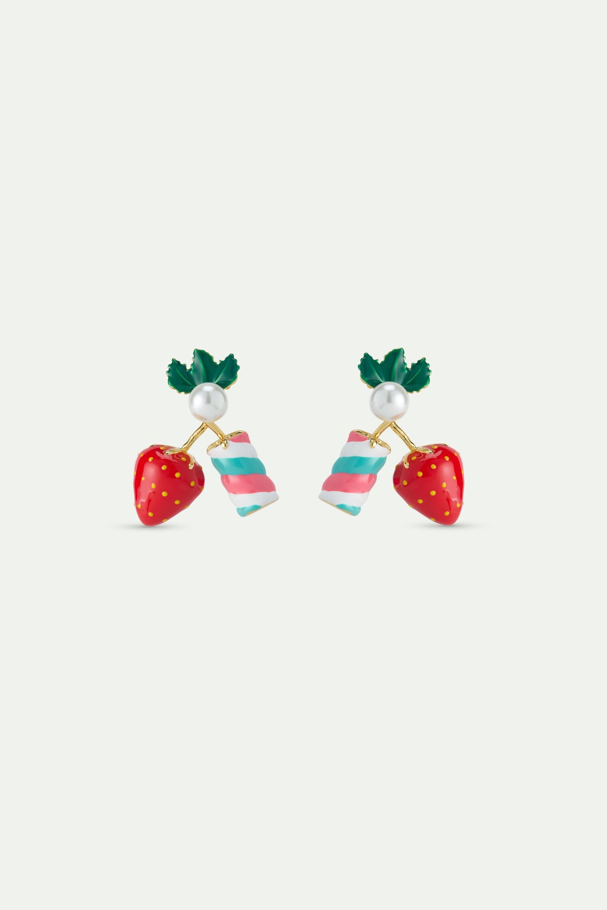 Strawberry & Marshmallow Earrings | AWMC1101