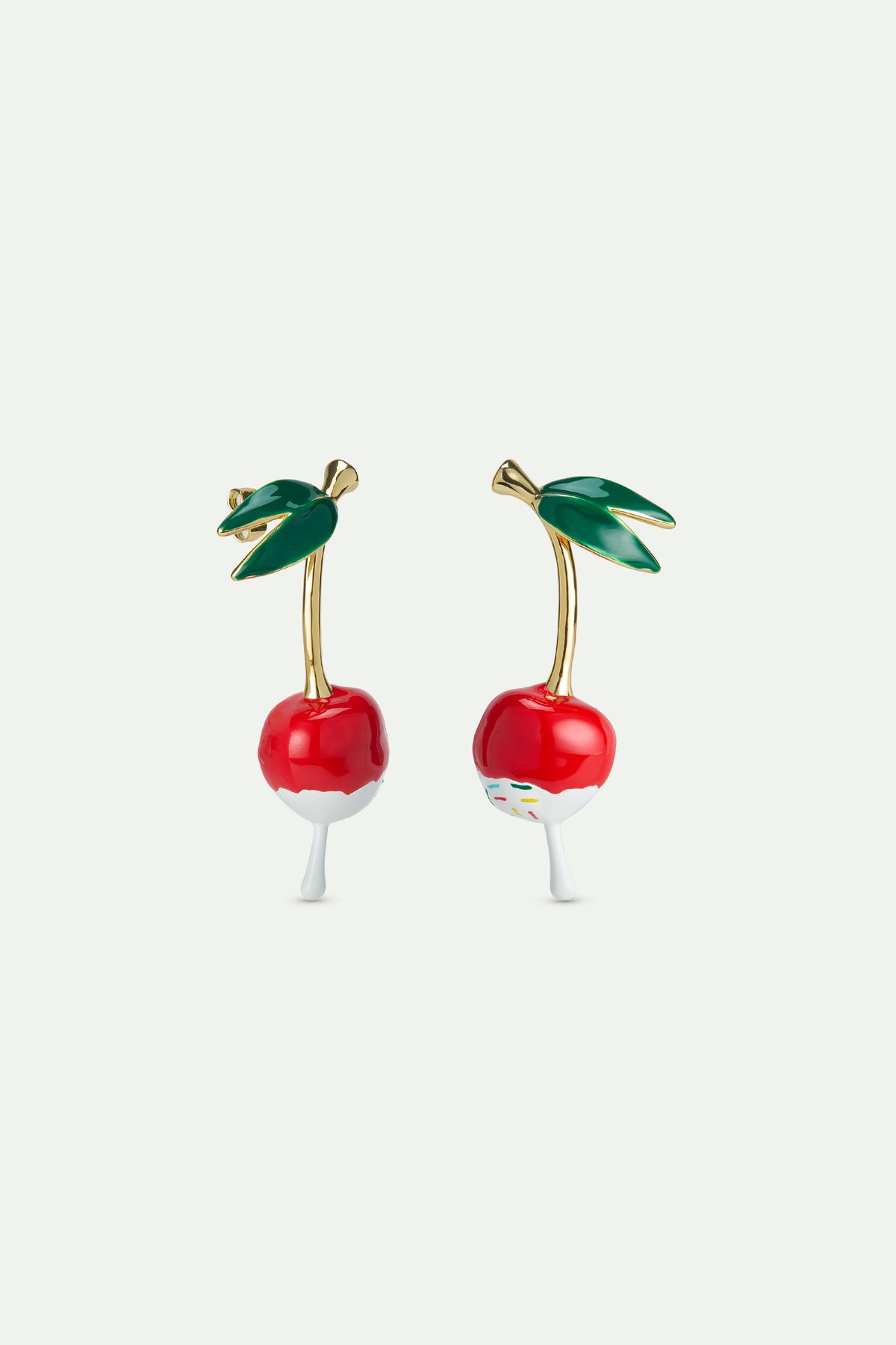 Cherry & Whipped Cream Earrings | AWMC1141