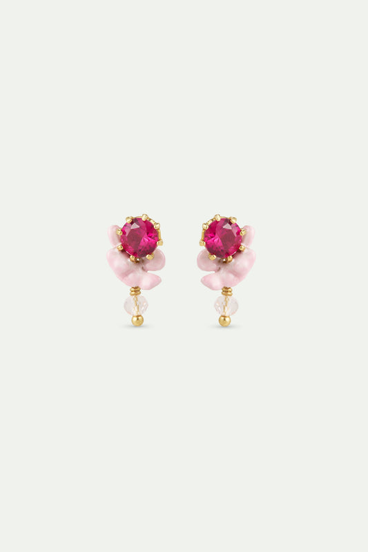 Pink Wisteria Earrings