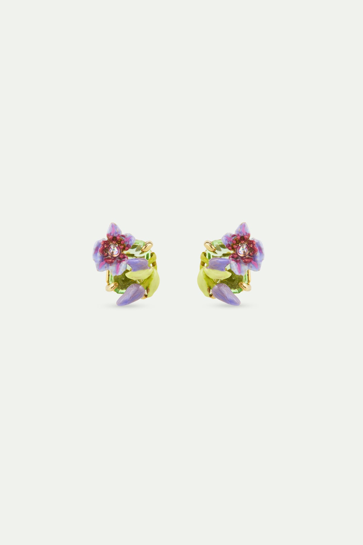Purple Clematis Earrings | AWMM1061