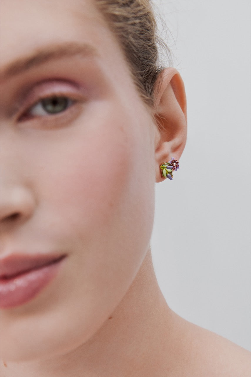 Purple Clematis Earrings | AWMM1061