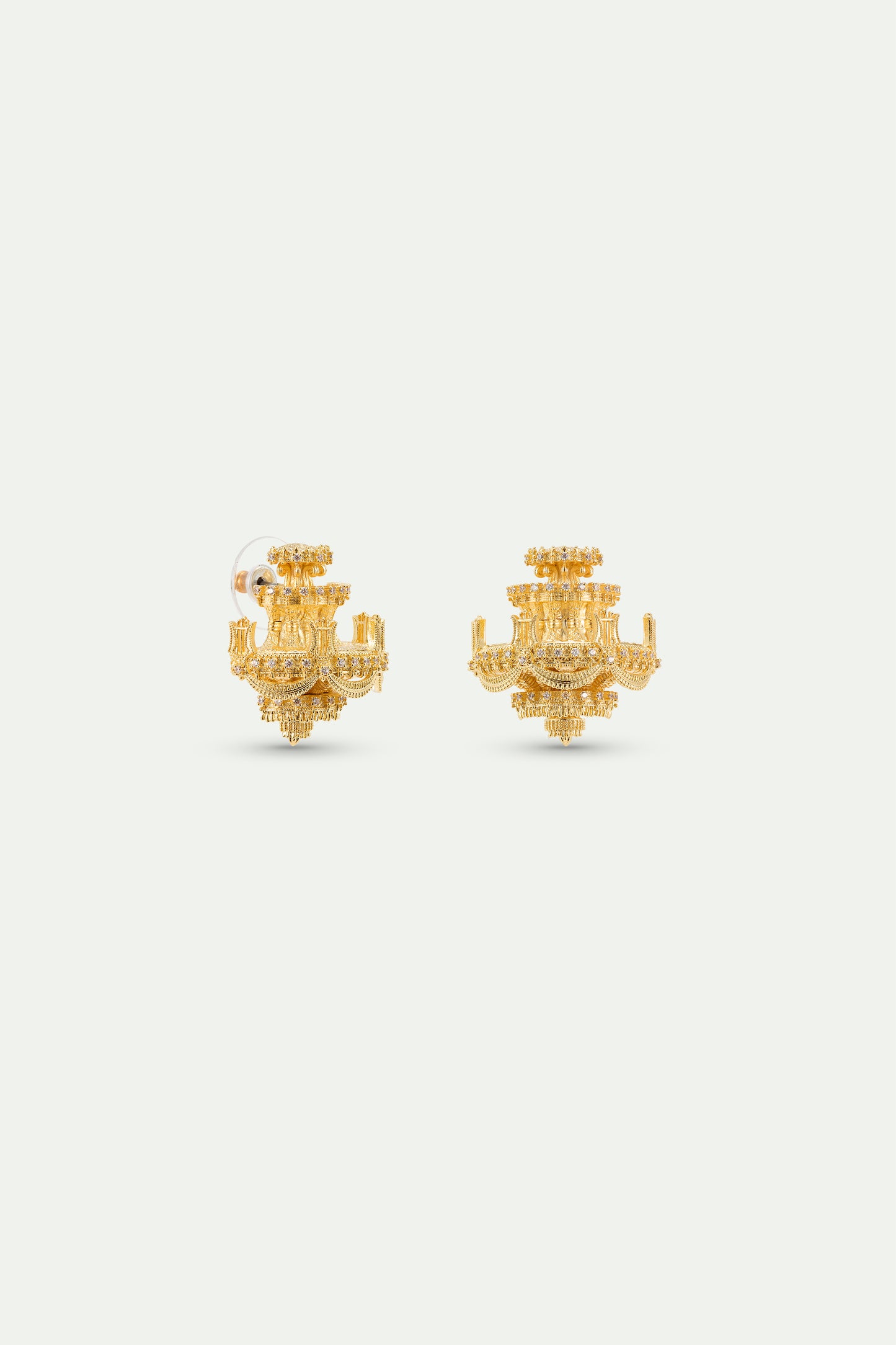 Gold Chandelier Hook Earrings | AXOP1041