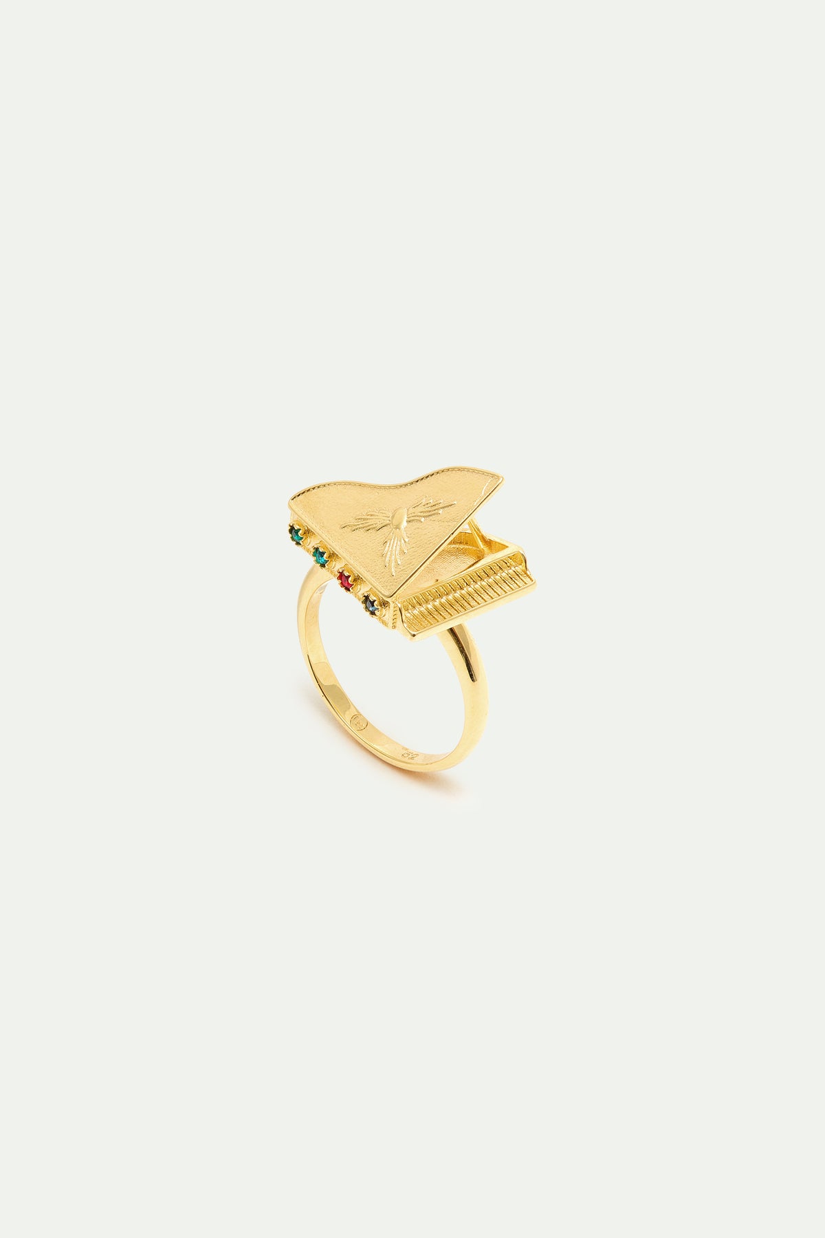 Gold Piano Ring | AXOP6021