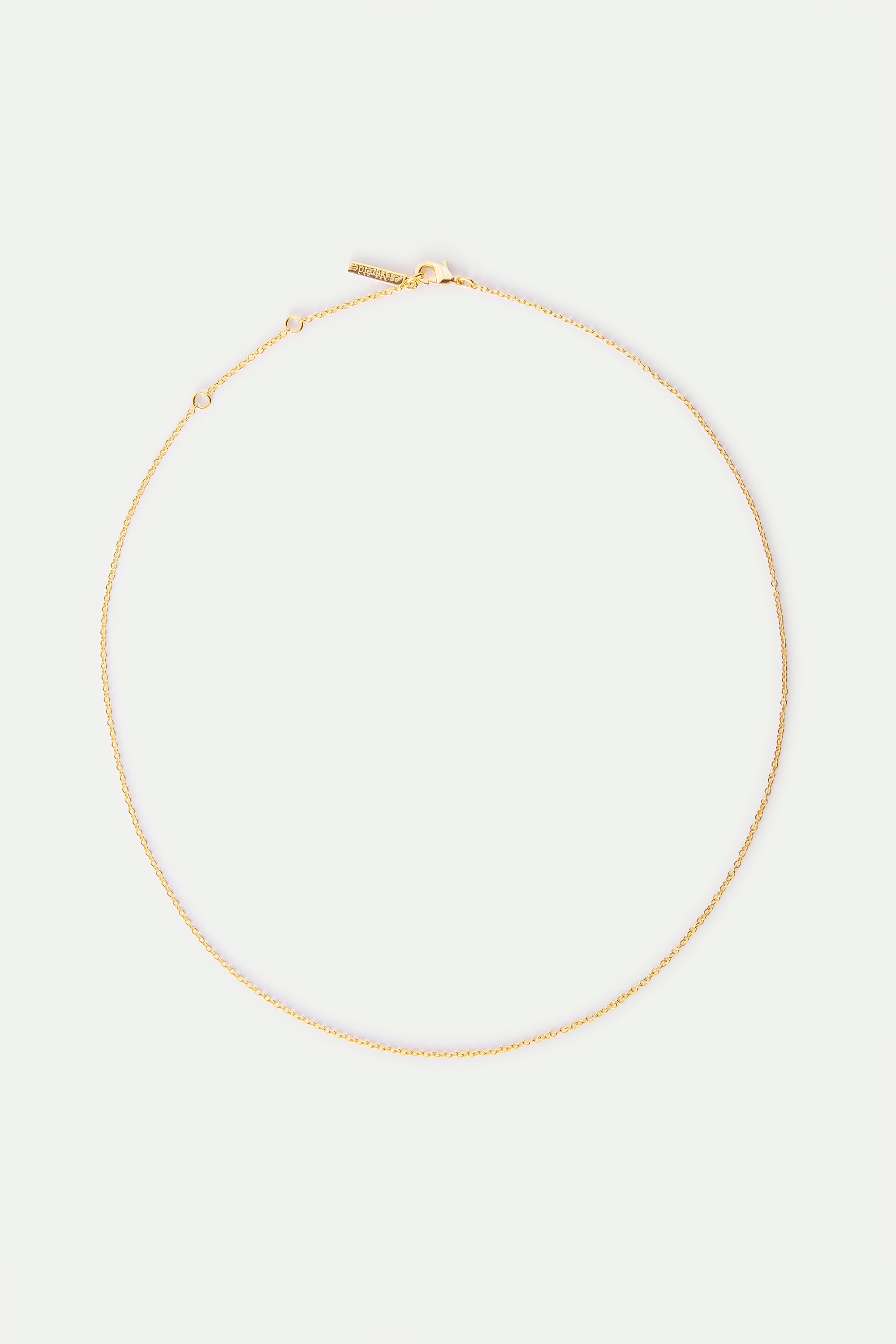 Fine Cable Chain Necklace | AXPE3011 – Love Persimmon