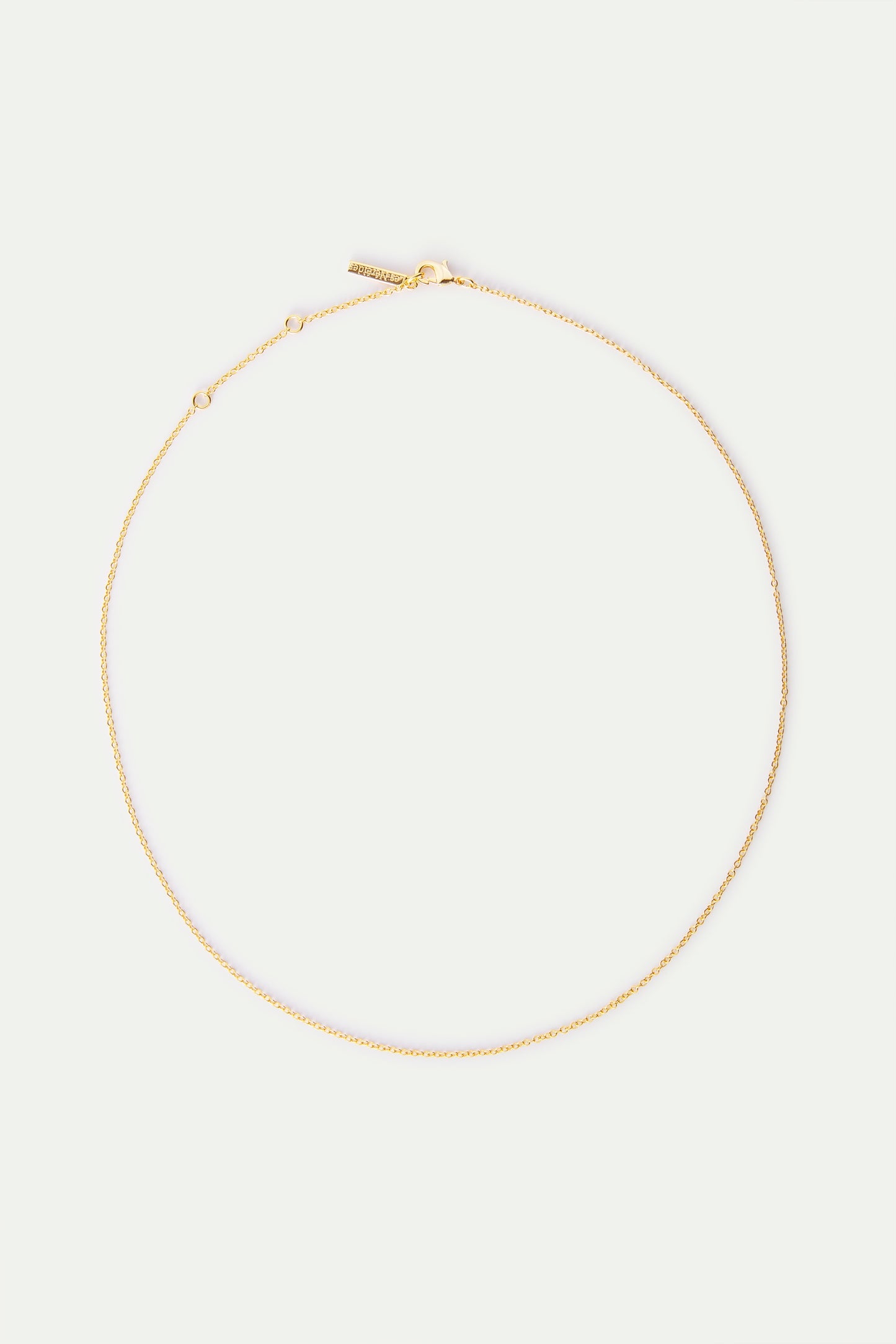 Fine Cable Chain Necklace | AXPE3011