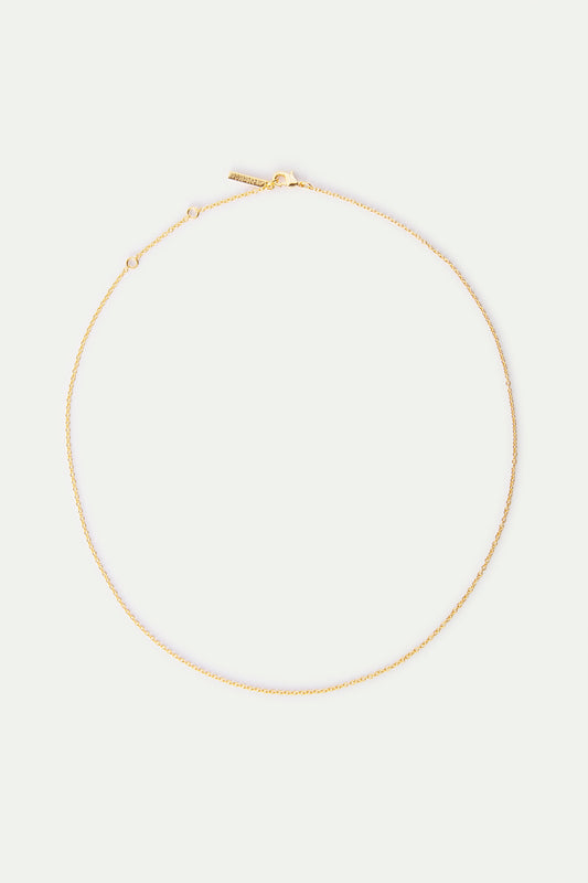 Fine Cable Chain Necklace | AXPE3011