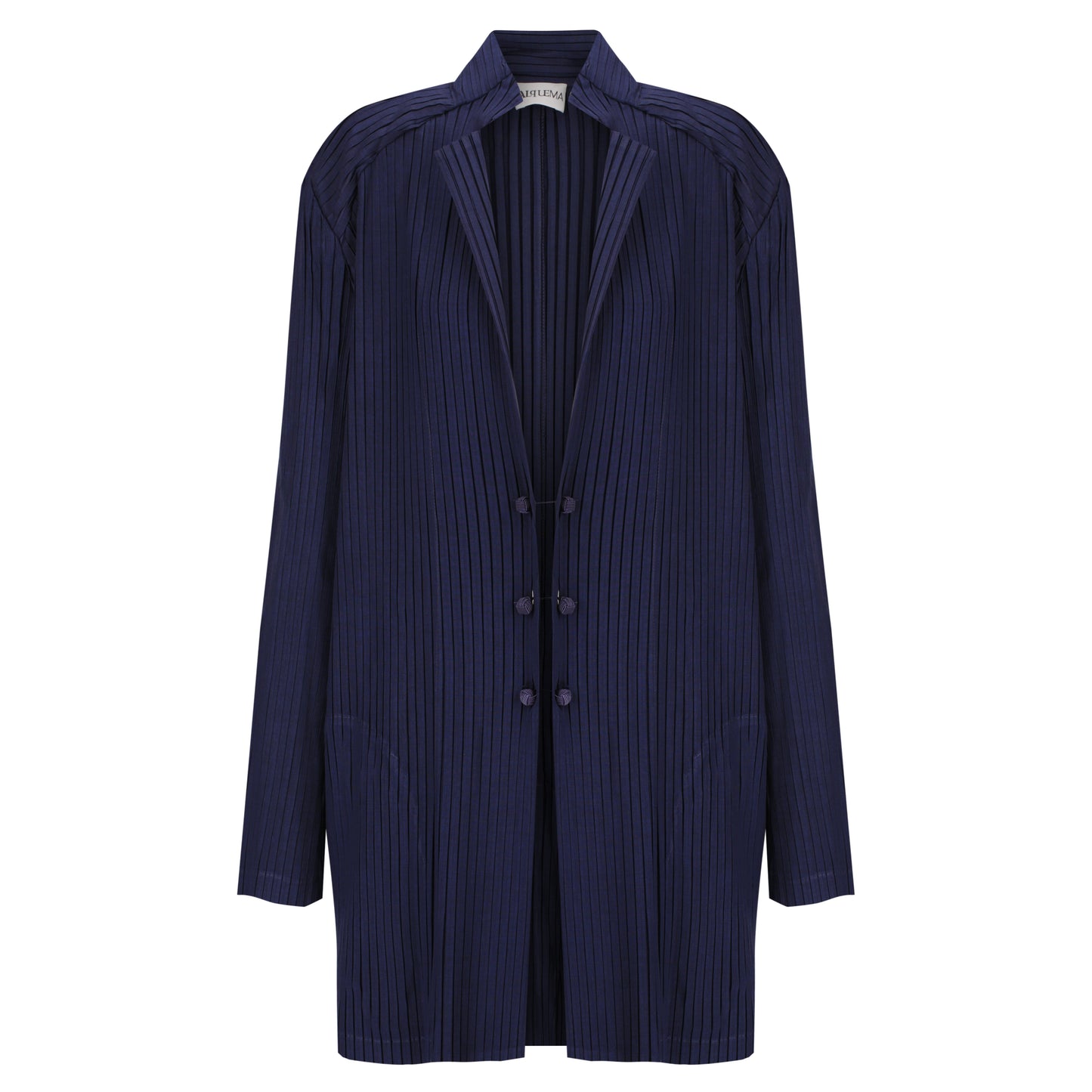 Arc Pleat Jacket in Ink