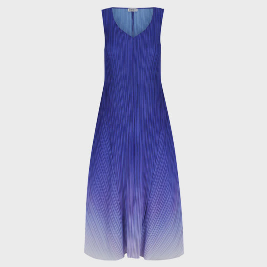 Alquema | Long Estrella Dress - Ombre / Sodalite