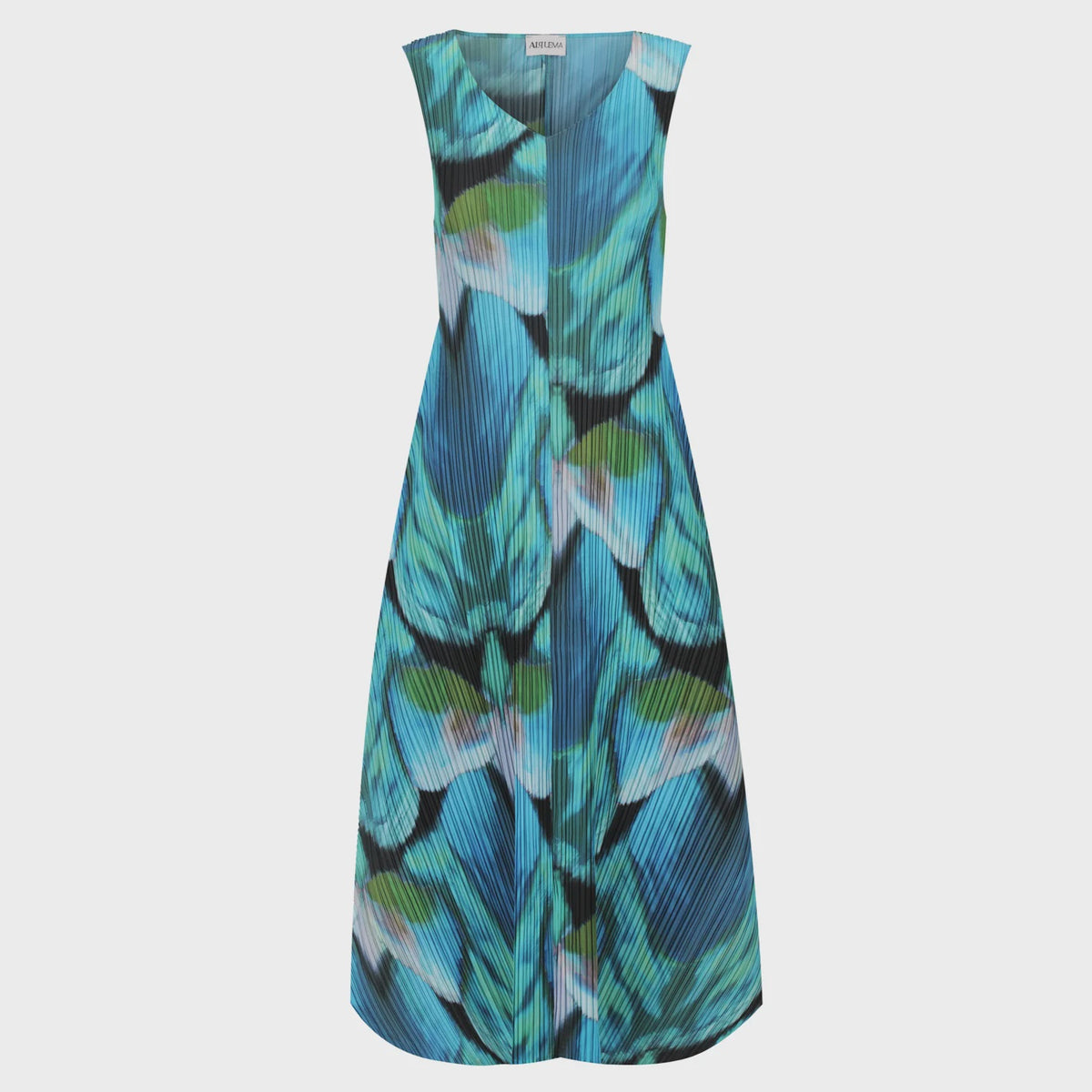 Alquema | Long Estrella Dress / Aqua Bows