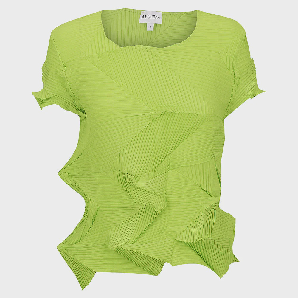Alquema | Annie Short Sleeve Tee /  Lime