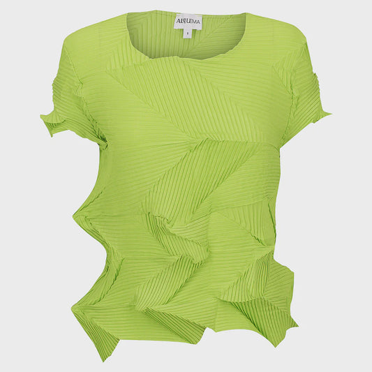Alquema | Annie Short Sleeve Tee /  Lime