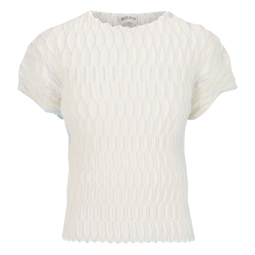 Lantern Tee / White Ice Blue