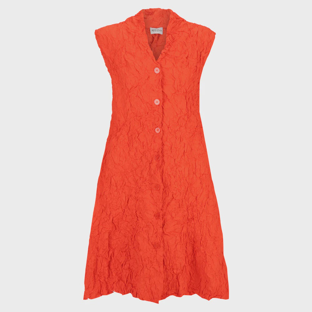 Alquema | Crush Vest Dress / Tangerine