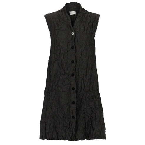 Alquema | Crush Vest Dress / Black