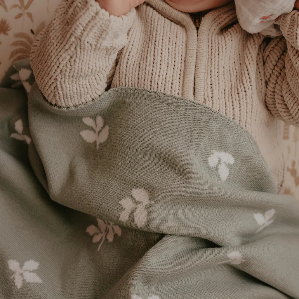 Sweet Sage Reversible Blanket