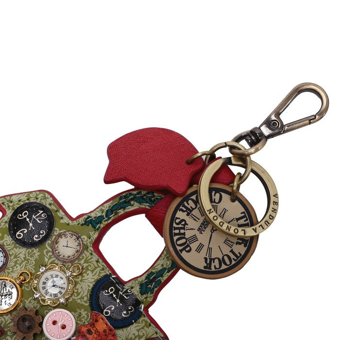 Tick Tock Clock Shop Key Charm