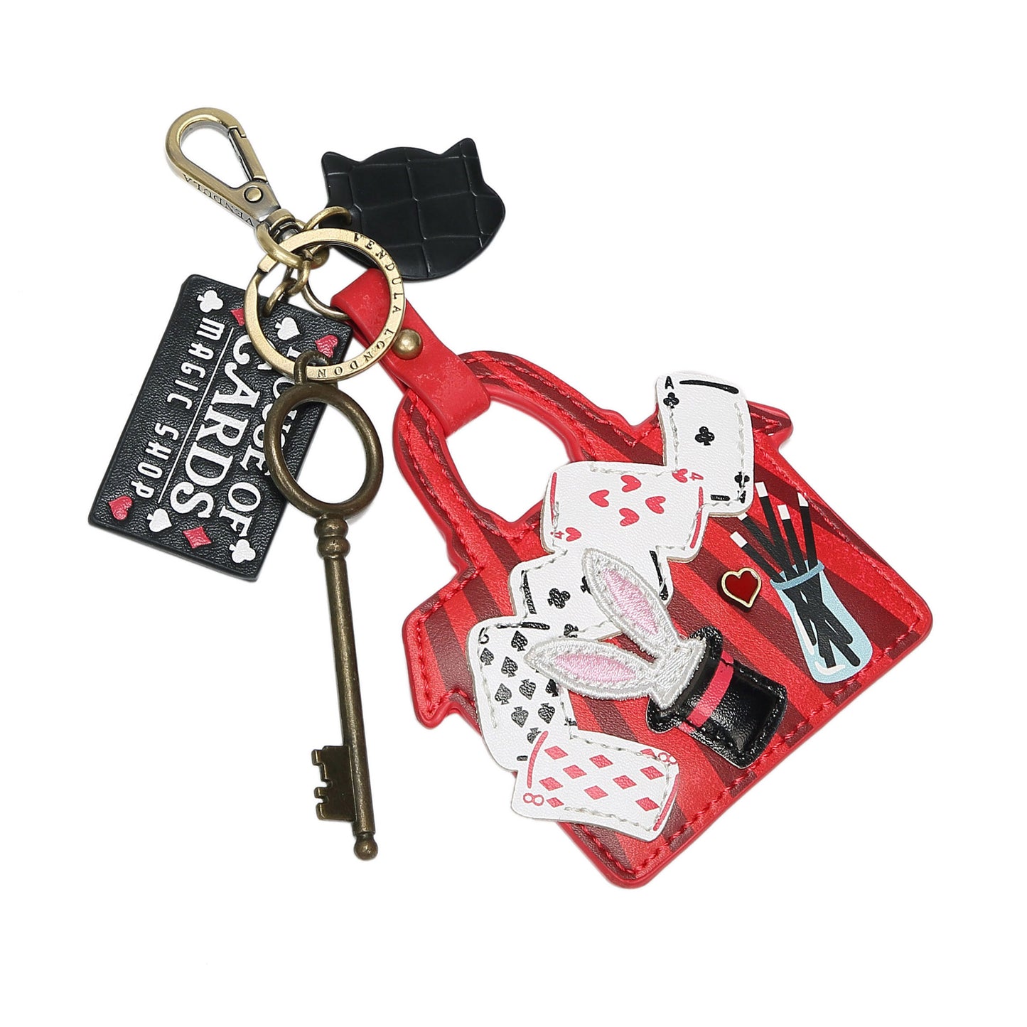 House Of Cards Magic Shop Key Charm