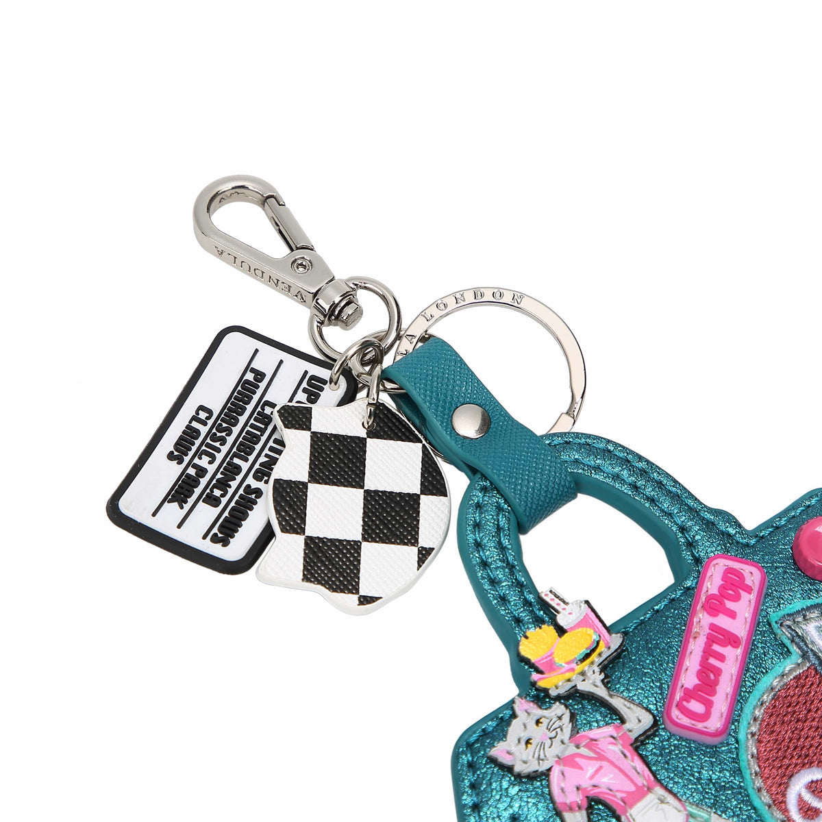 Kitty's Diner Key Charm