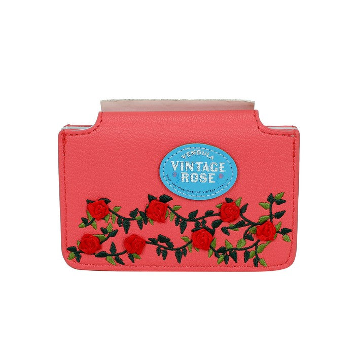 Vendula Vintage Rose Typewriter Accordian Card