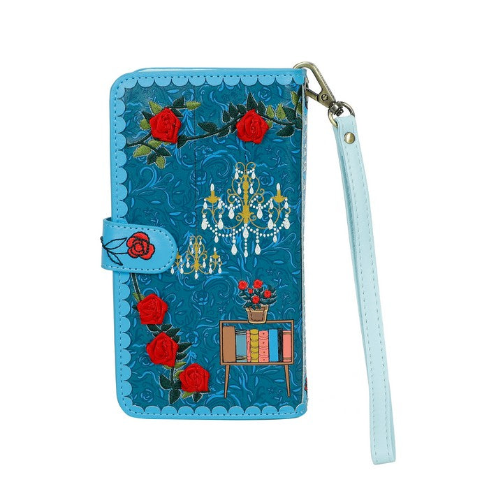 Vendula Vintage Rose  Universal Flip Phone Wallet