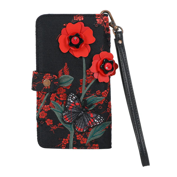 Butterfly Garden Universal Flip Phone Case