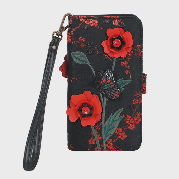 Butterfly Garden Universal Flip Phone Case