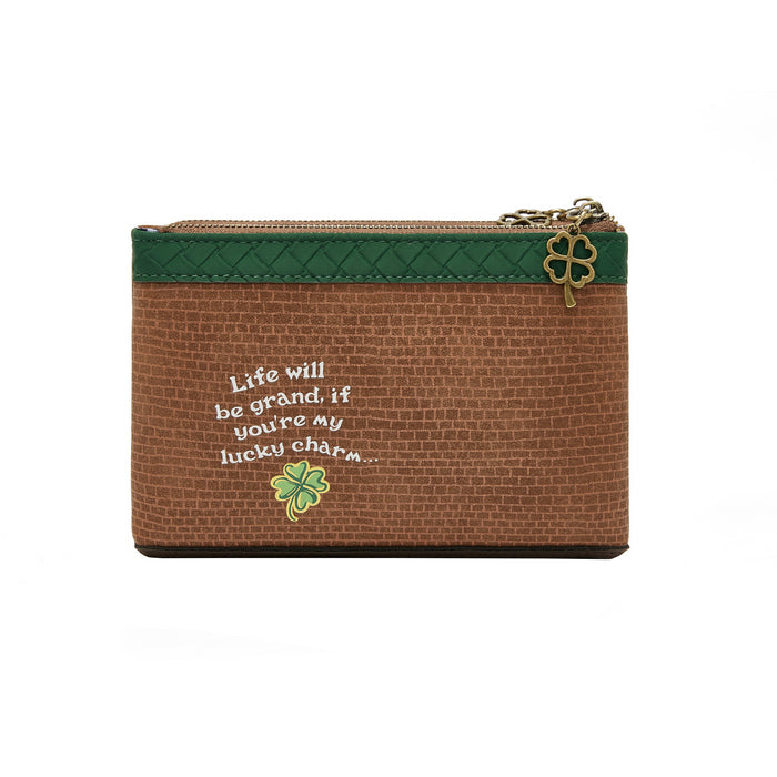 The Clover Inn Double Zipper Coin Purse