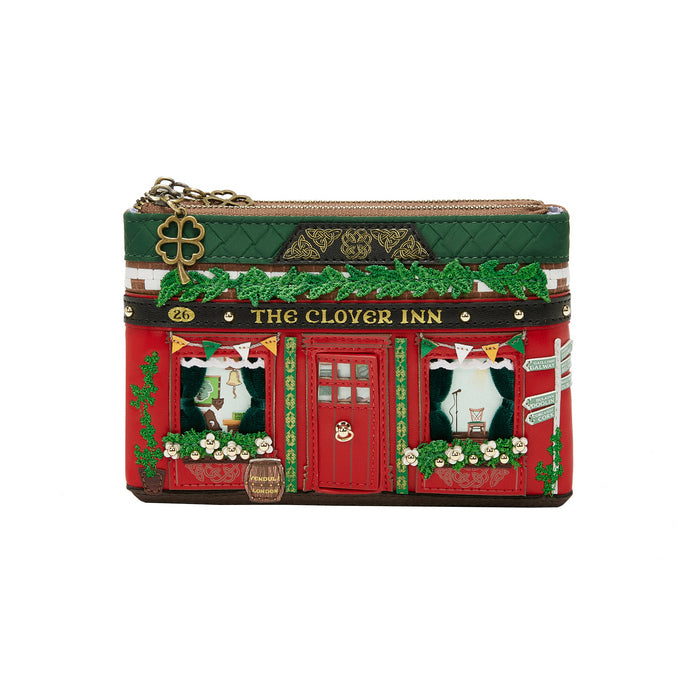 Vendula London Clover Inn Double Zipper Coin Purse