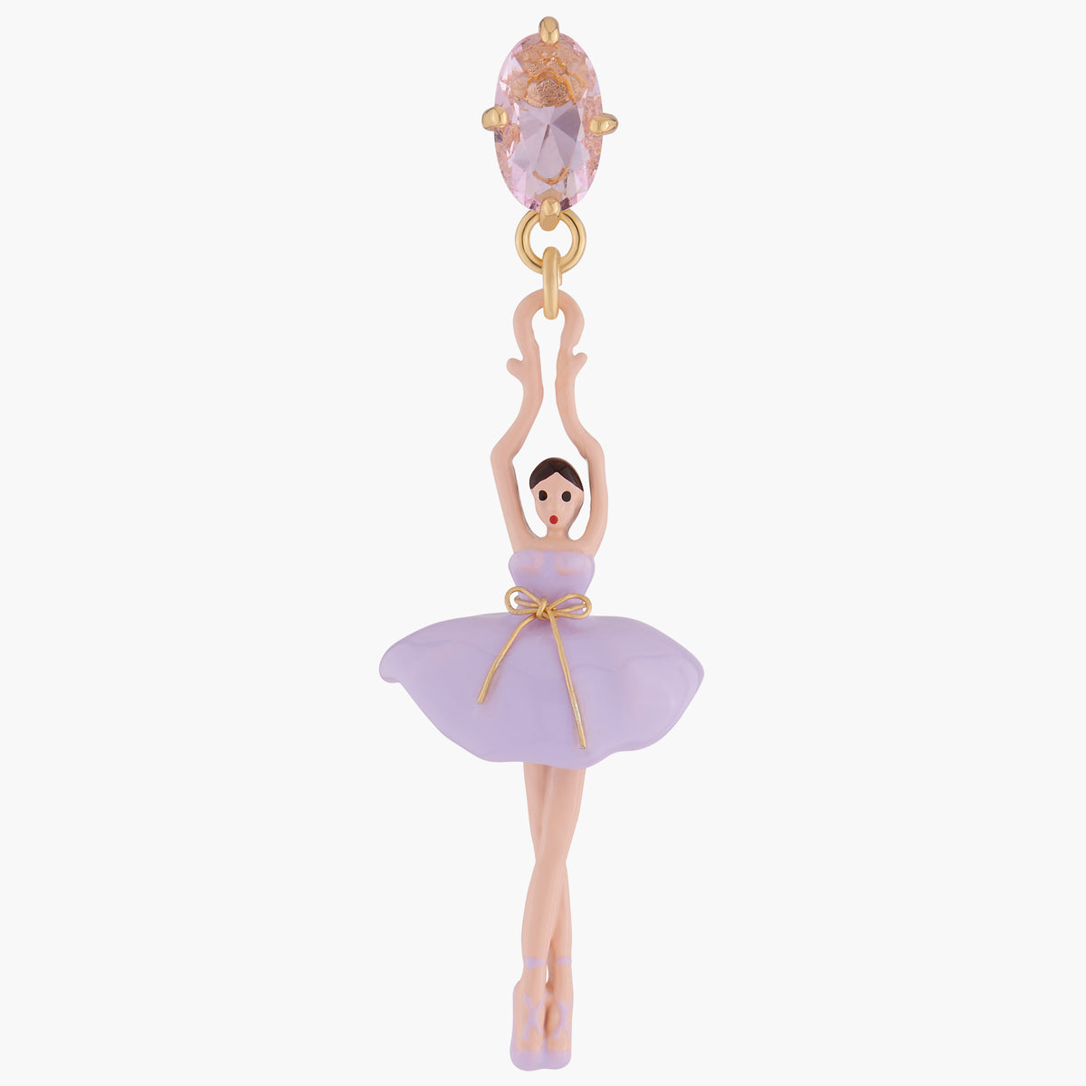 Lilac Ballerina Earrings | ALDD1151
