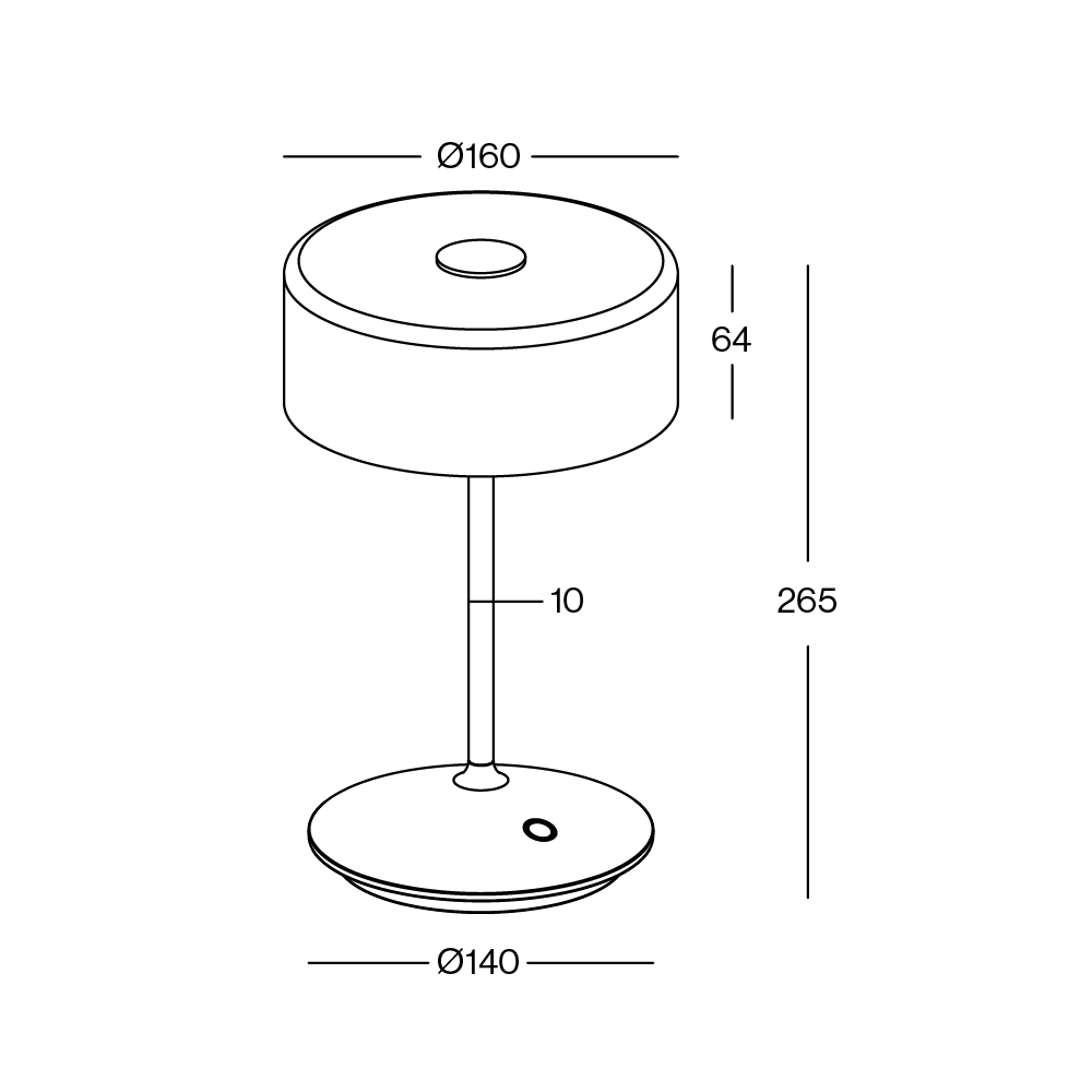 Ubiqua Lamp Crystal LED