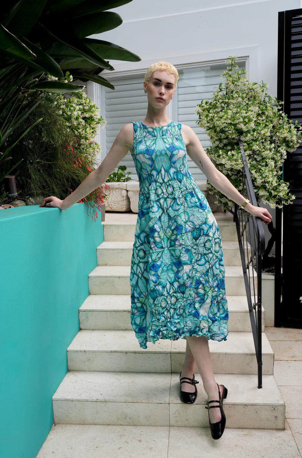Alquema | Pippi Smash Pocket Dress / Seaglass