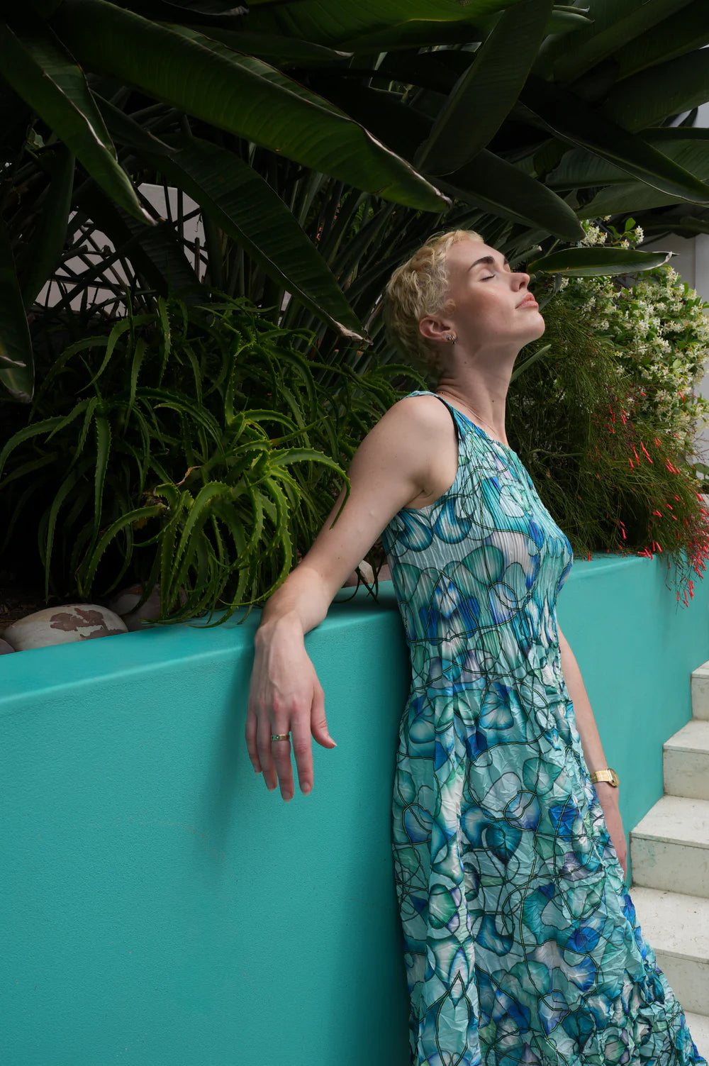 Alquema | Pippi Smash Pocket Dress / Seaglass