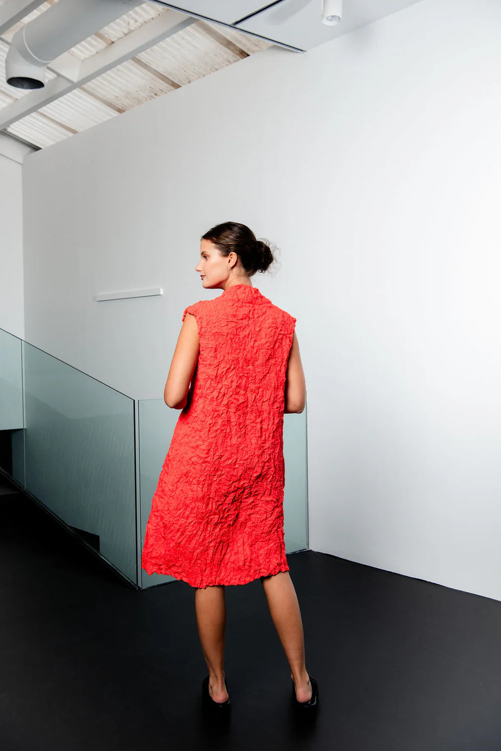 Alquema | Crush Vest Dress / Tangerine