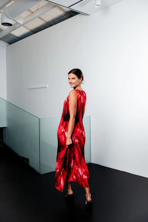 Alquema | Long Estrella Dress / Flaming Moon