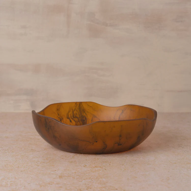 Flow Resin Salad Bowl | Earth