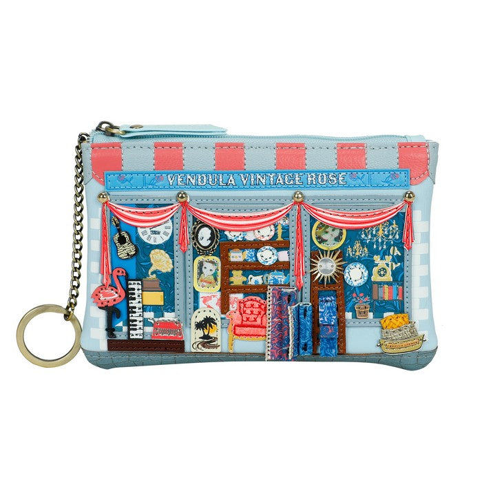 Vendula Vintage Rose Key Coin Purse
