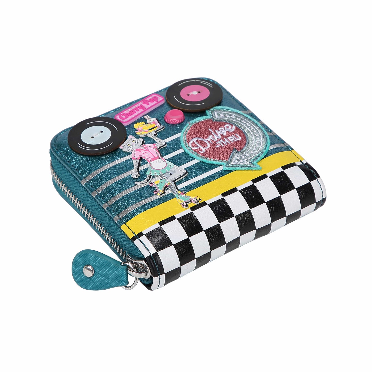 Kitty's Diner Square Wallet