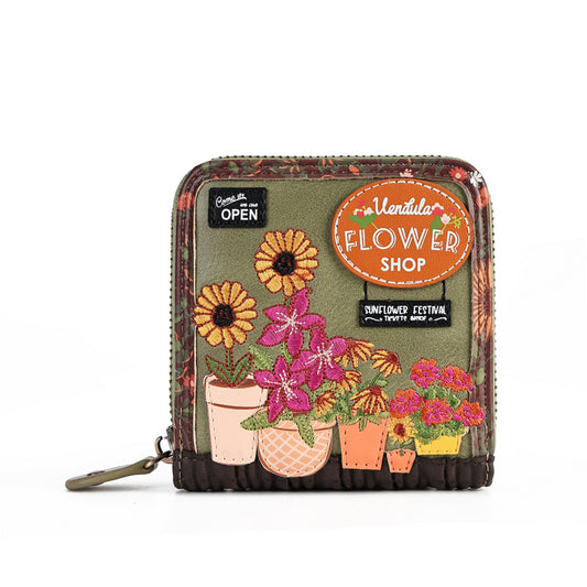 Flower Shop - Amber Edition - Square Wallet