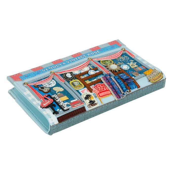 Vendula Vintage Rose Compact Folding Wallet