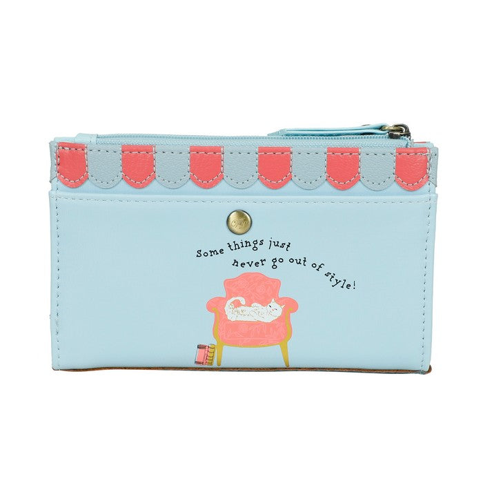 Vendula Vintage Rose Compact Folding Wallet