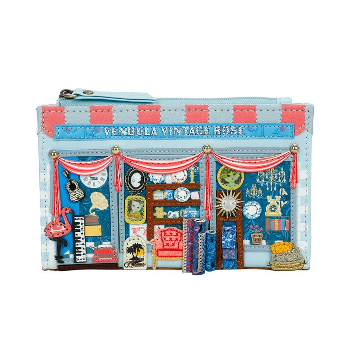 Vendula Vintage Rose Compact Folding Wallet