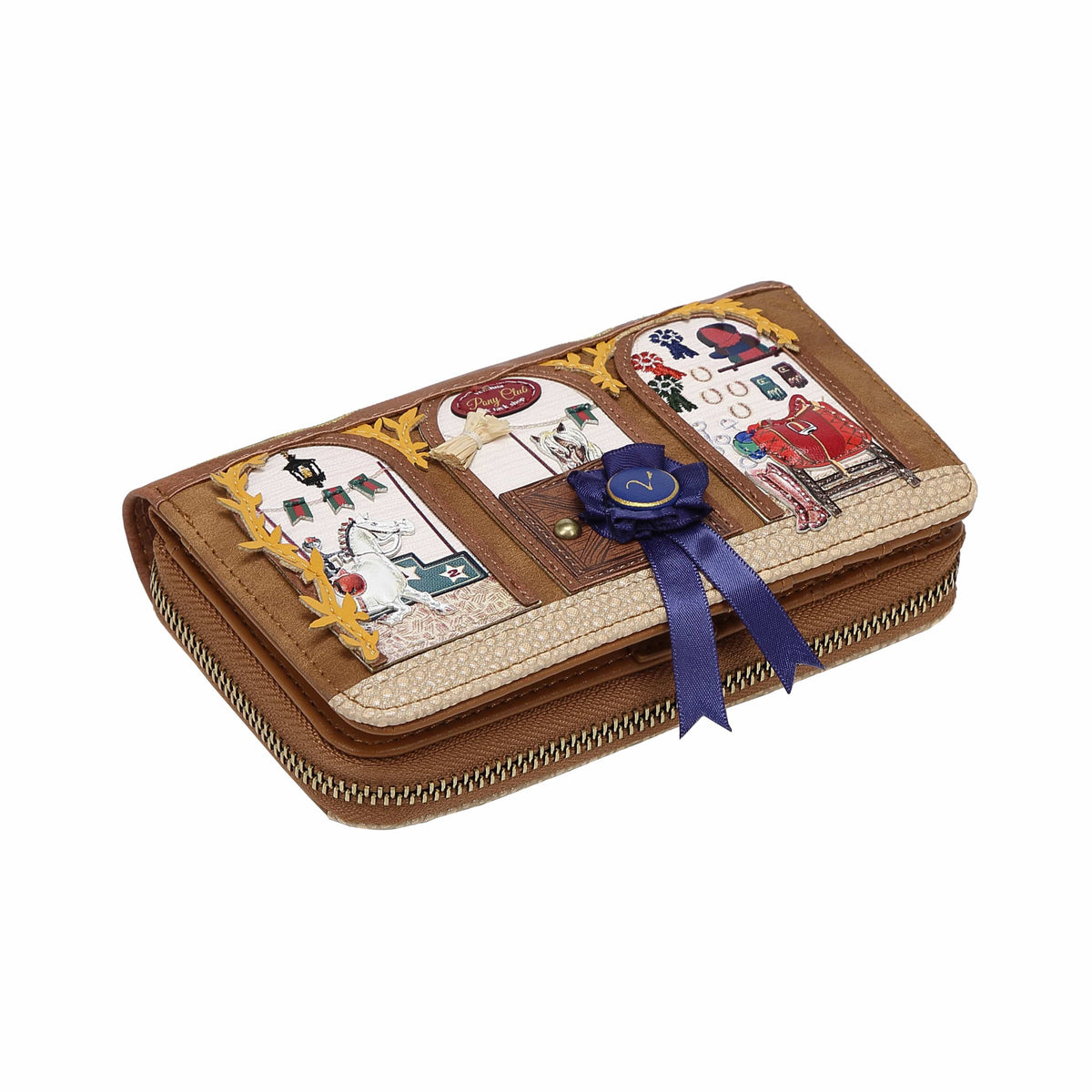 Pony Club Large Zip-Around Wallet